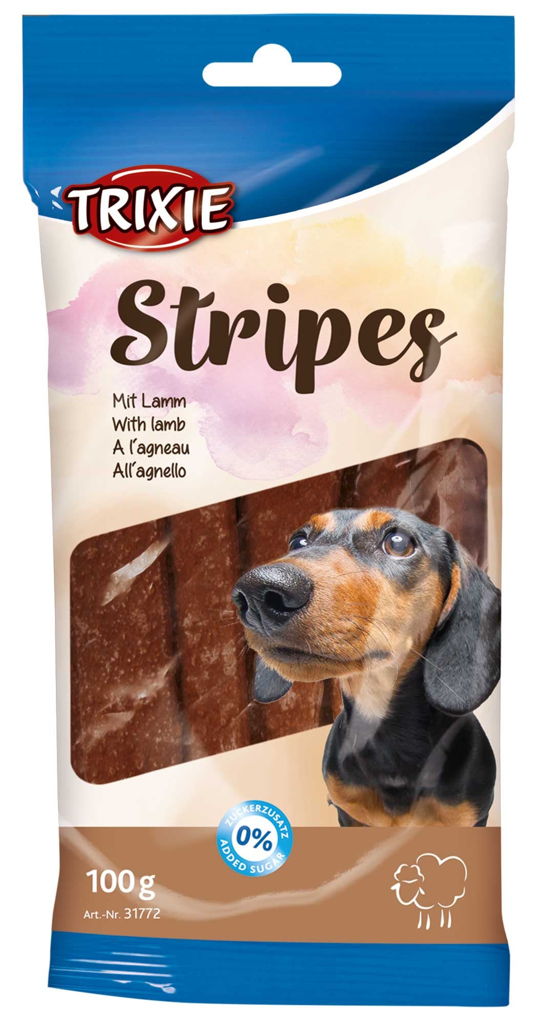 Trixie Stripes, lamb, 10 pcs./100 g