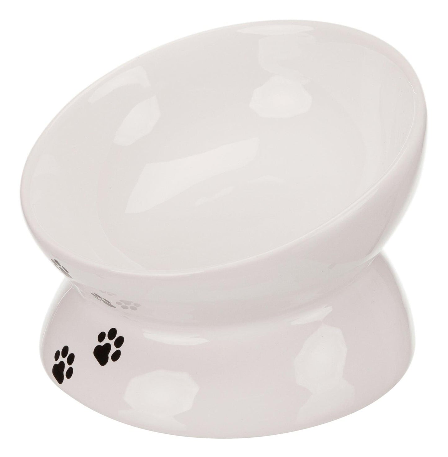 Trixie Ceramic bowl, cat, 0.25 l/x· 13 cm, white.