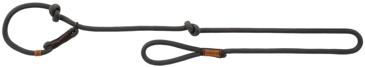Trixie BE NORDIC retriever leash, L-XL: 1.70 m/diam. 13 mm, dark grey/brown.