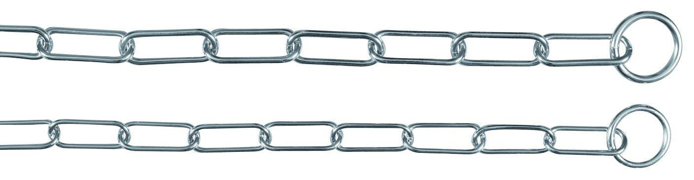 Trixie Long link choke chain, 58 cm/4.0 mm.