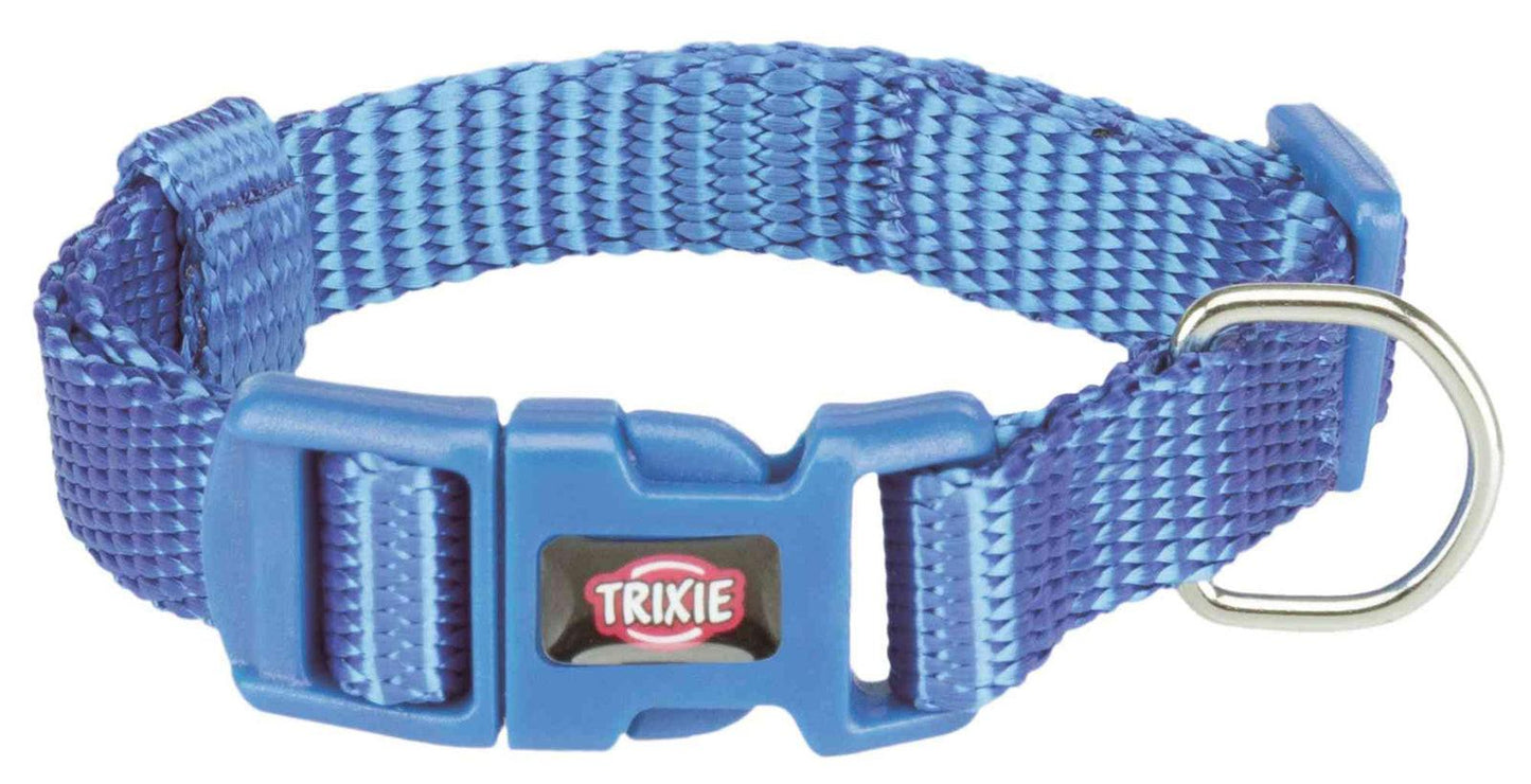 Trixie Premium collar, XXS-XS: 15-25 cm/10 mm, royal blue.