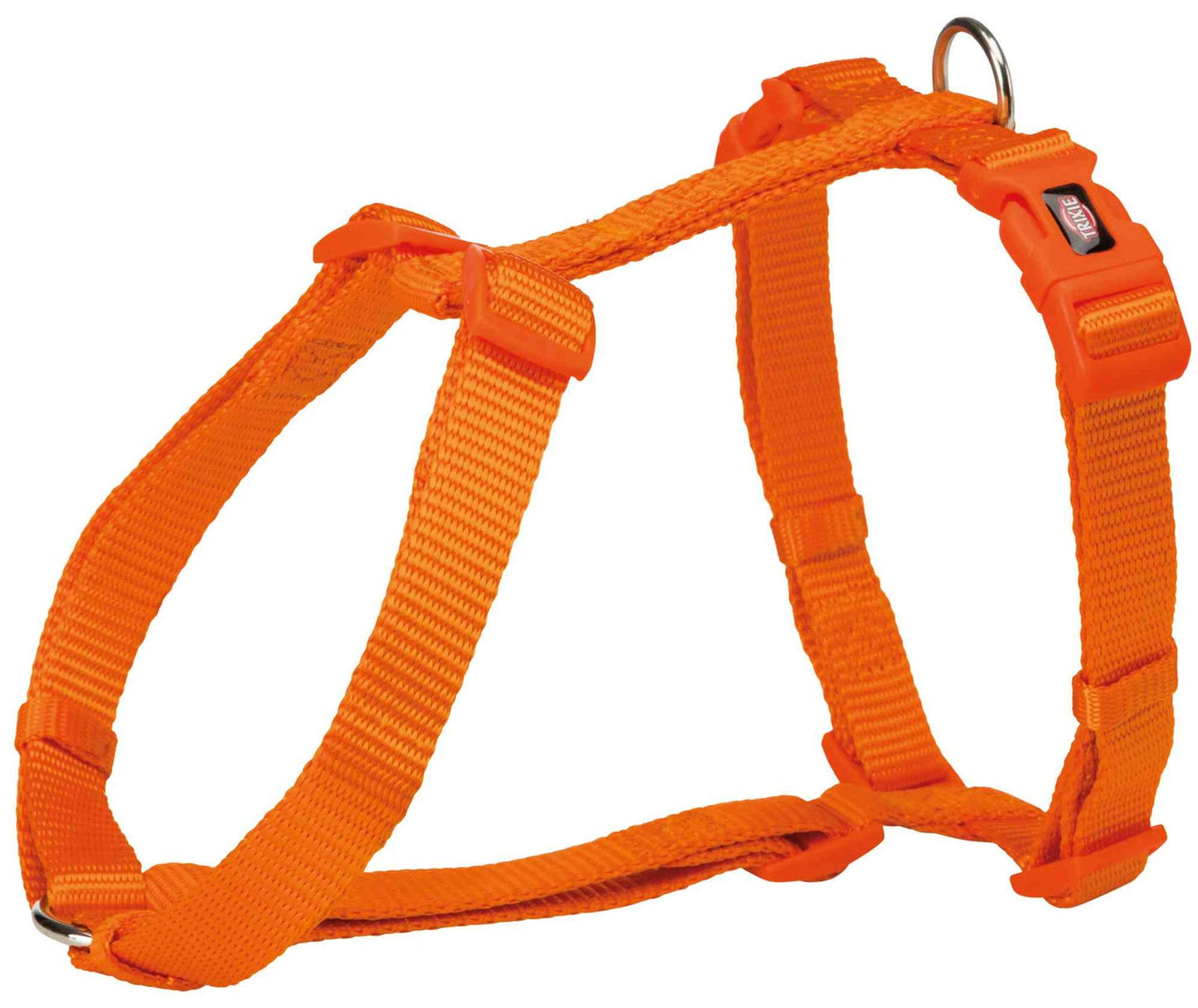 Trixie Premium H-harness, S-M: 42-60 cm/15 mm, papaya