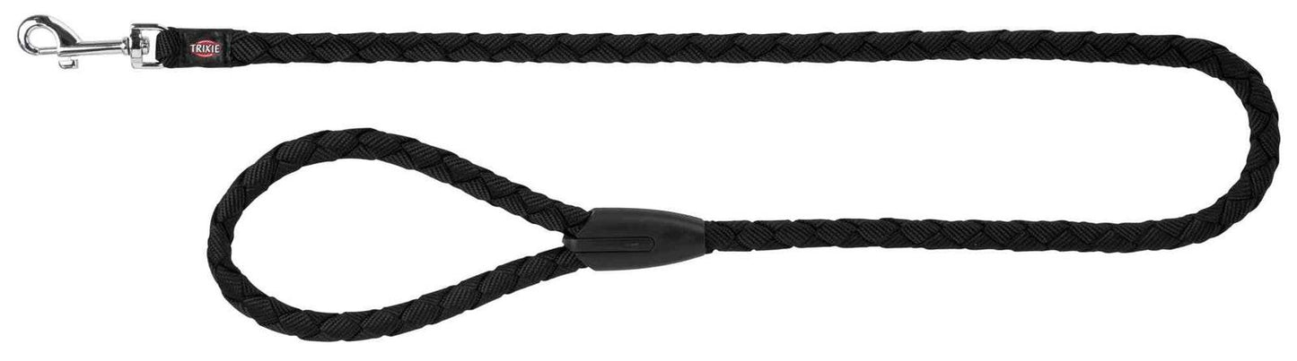 Trixie Cavo leash, S-M: 1.00 m/diam. 12 mm, black.
