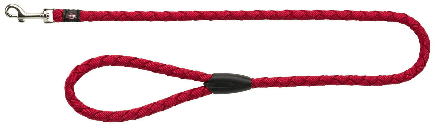 Trixie Cavo leash, S-M: 1.00 m/diam. 12 mm, red.