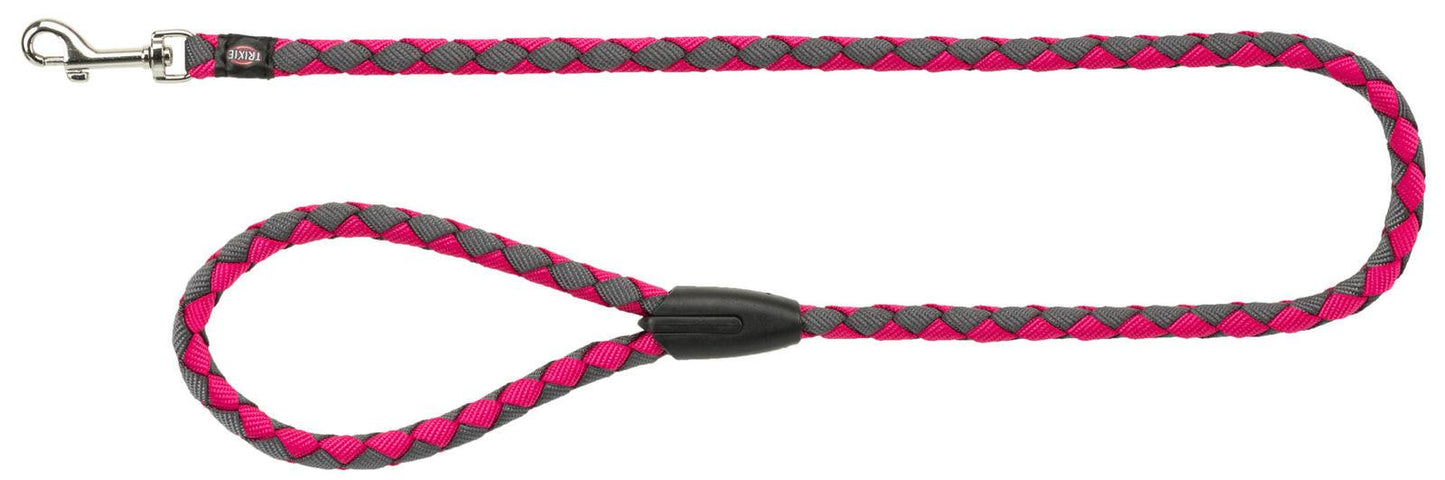 Trixie Cavo leash, L-XL: 1.00 m/diam. 18 mm, fuchsia-graphite.