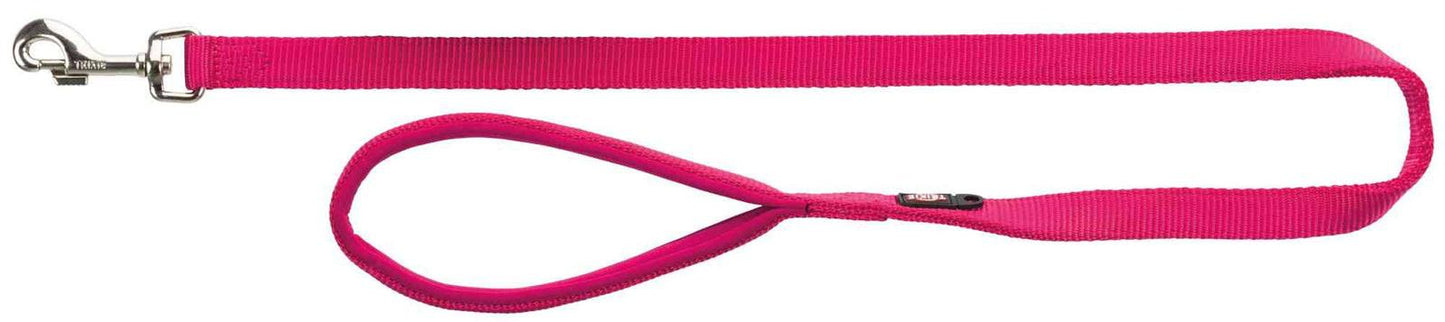 Trixie Premium leash, XS-S: 1.20 m/15 mm, fuchsia.
