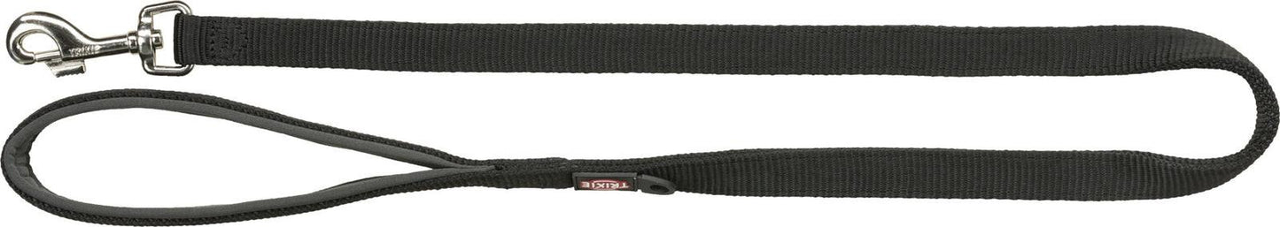 Trixie Premium leash, M-L: 1.00 m/20 mm, black.