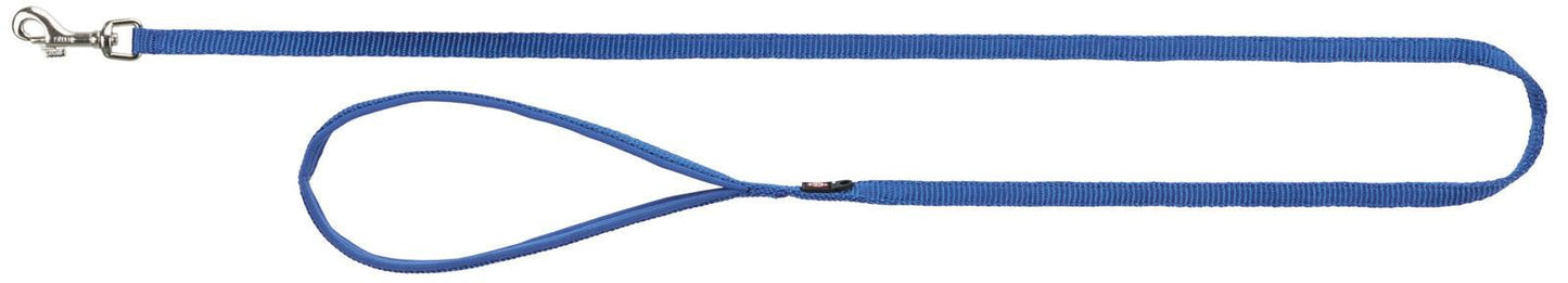 Trixie Premium leash, L-XL: 1.00 m/25 mm, royal blue.