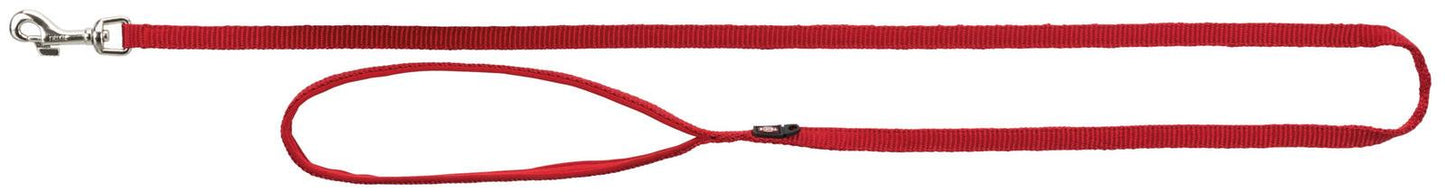 Trixie Premium leash, L-XL: 1.00 m/25 mm, red.
