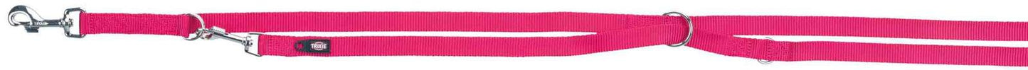 Trixie Premium adjustable leash, XS-S: 2.00 m/15 mm, fuchsia.