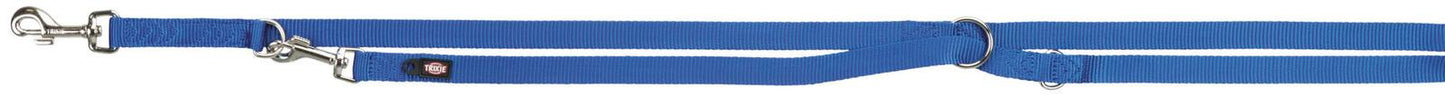 Trixie Premium adjustable leash, M-L: 2.00 m/20 mm, royal blue.