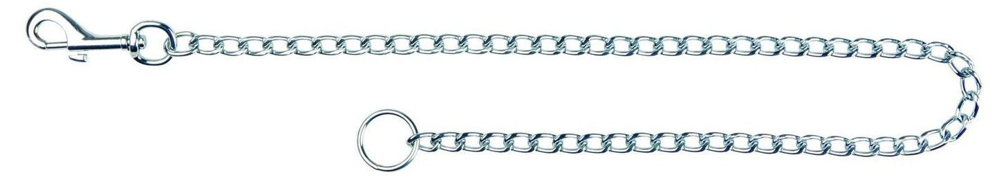 Trixie Chain leash, chrome, 80 cm/4.0 mm.