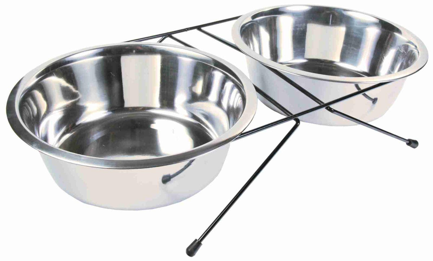 Trixie Eat on Feet bowl set, 2 x 2.8 l/diam. 24 cm.