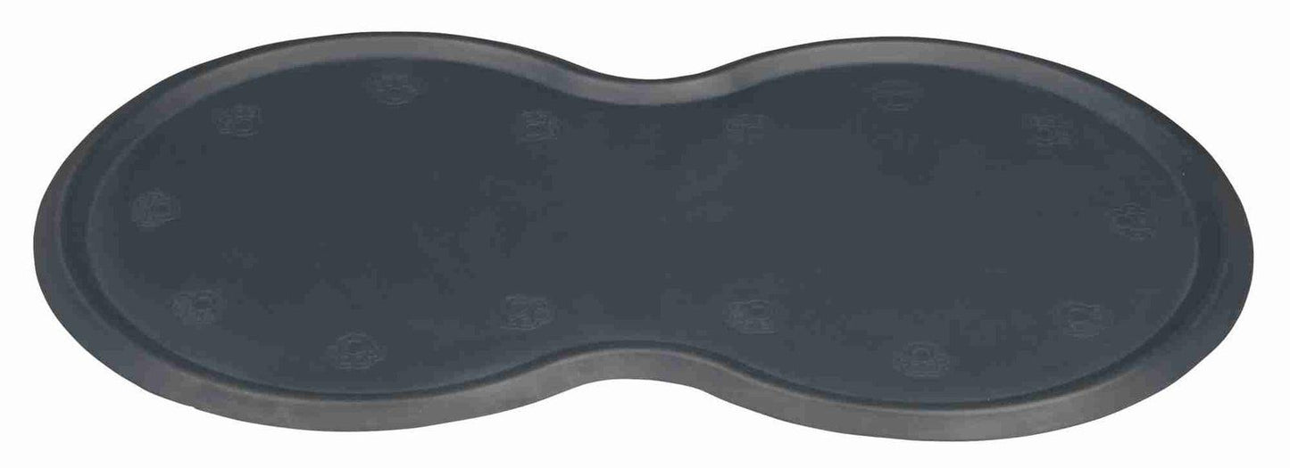 Trixie Place mat, natural rubber, 45 x 25 cm, dark grey.