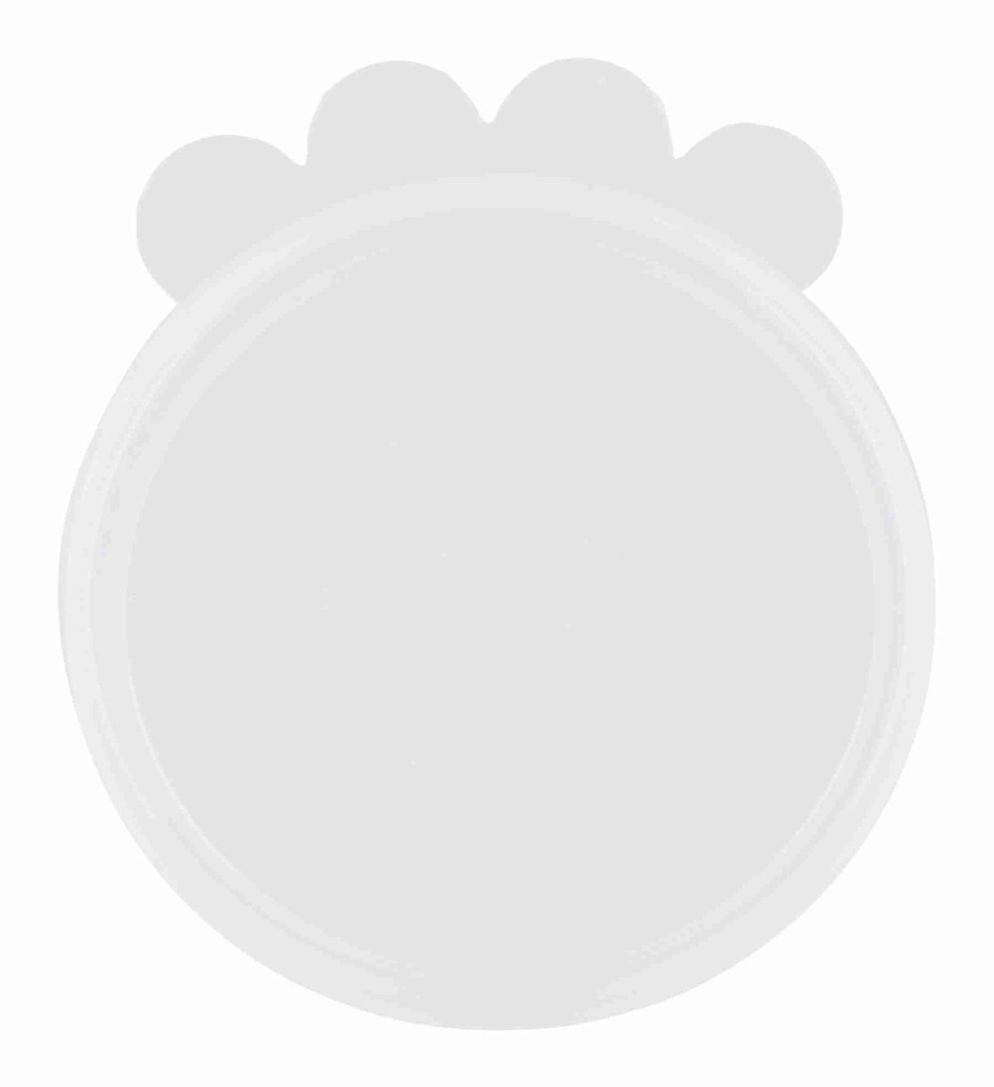 Trixie Lid for tins, silicone, diam. 7.6 cm, 2 pcs., transparent.