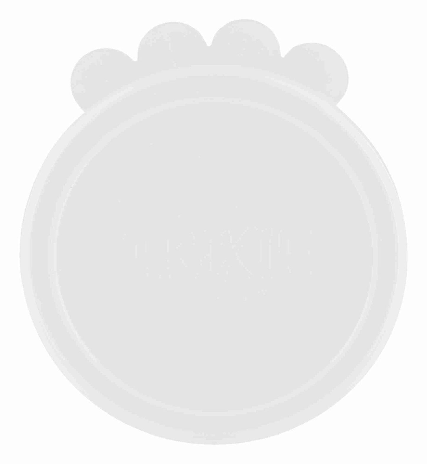 Trixie Lid for tins, silicone, diam. 10.6 cm, 1 pc., transparent.
