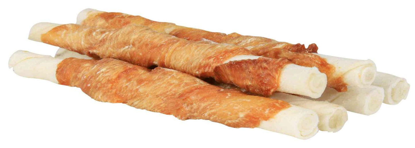 Trixie 100 Denta Fun chewing rolls, chicken, 28 cm, 100 pcs./80 g.
