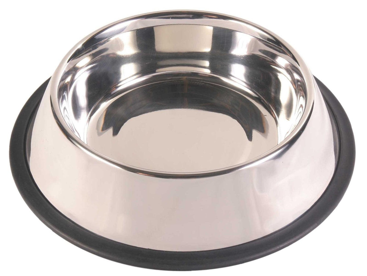Trixie Stainless steel bowl, rubber base ring, 1.75 l/diam. 30 cm.