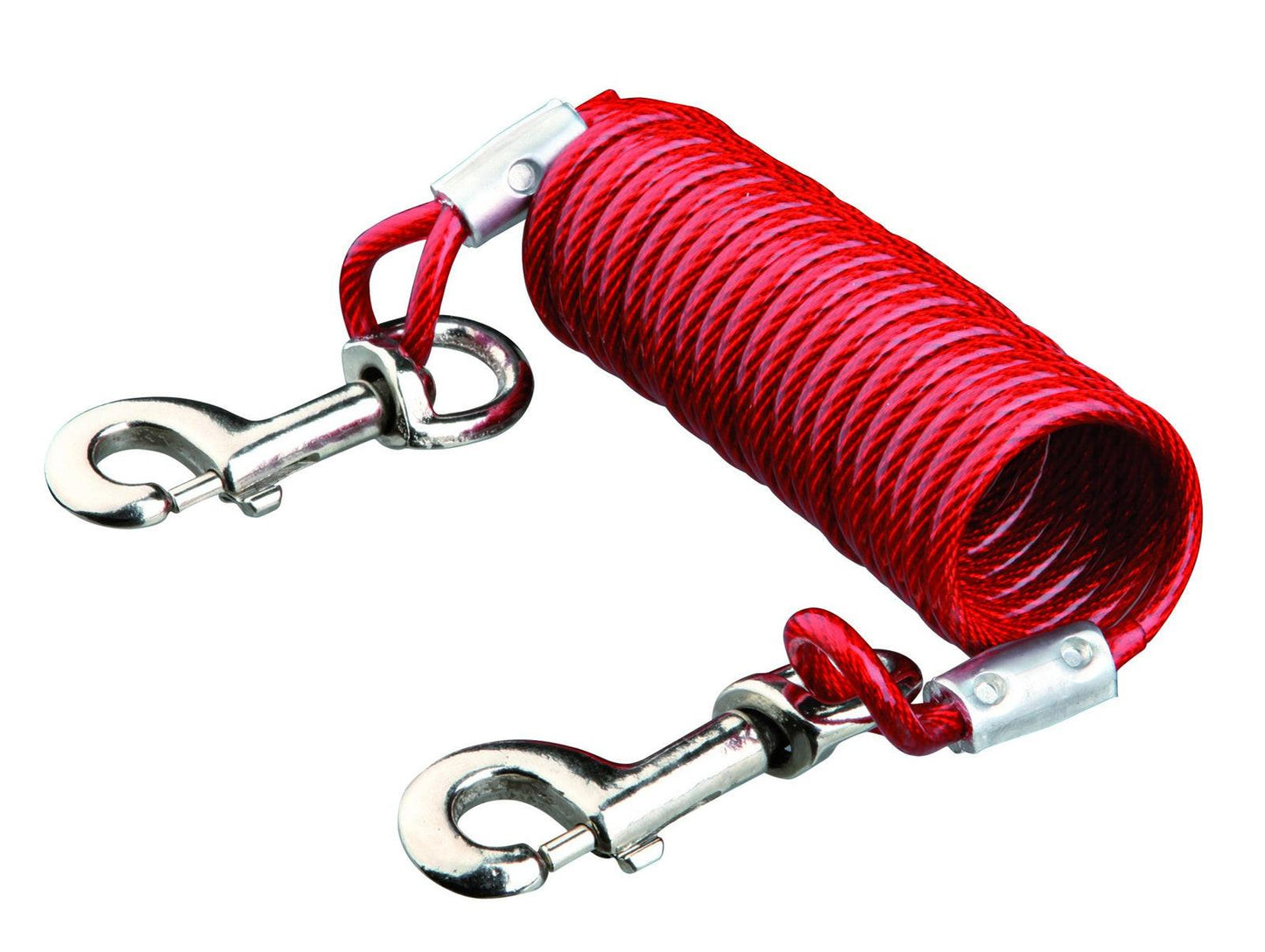 Trixie Tie out cable with coiled cable, 5 m.