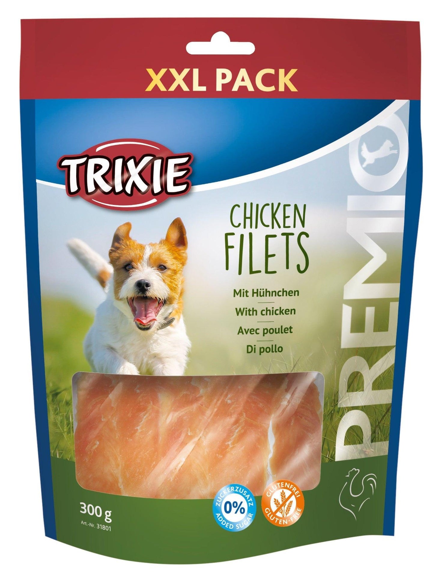 Trixie PREMIO Chicken Filets, XXL Pack, 300 g.