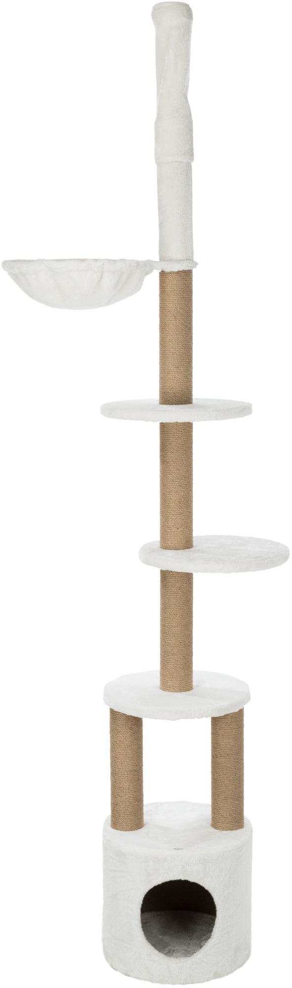 Trixie Aurelio scratching post, floor to ceiling, 220-250 cm, WHT.