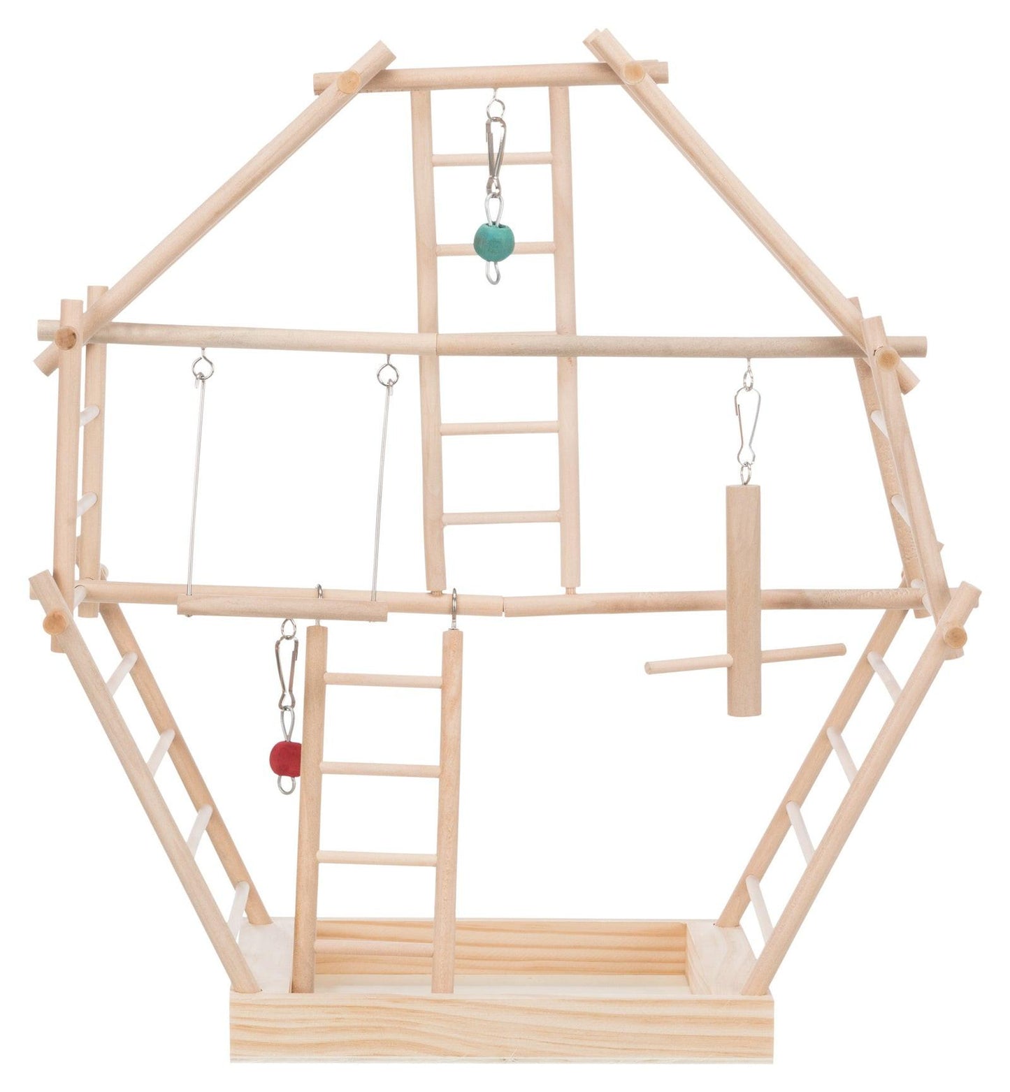 Trixie Wooden ladder playground, 44 x 44 x 16 cm.