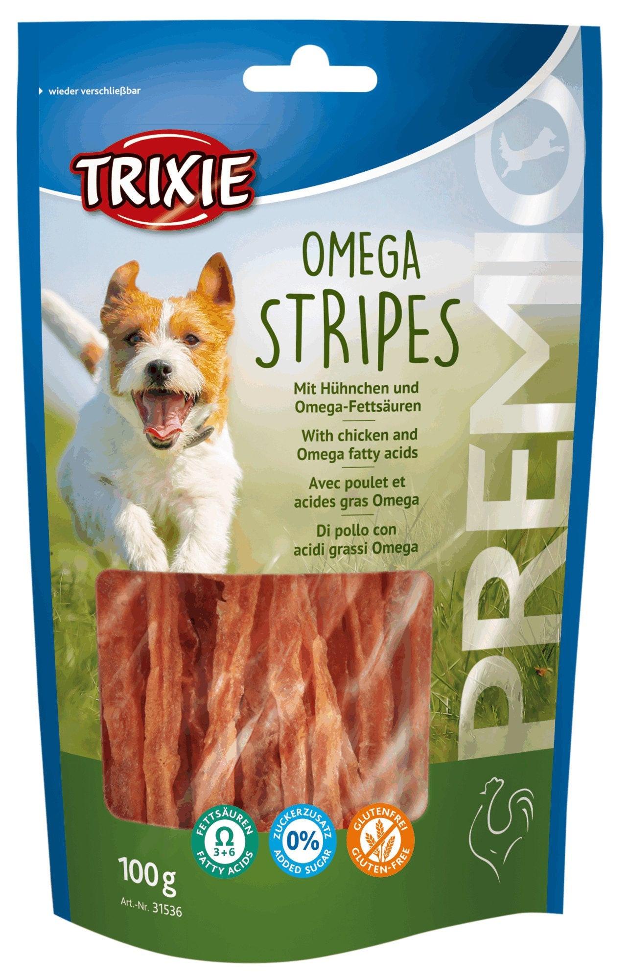 Trixie PREMIO Omega Stripes, chicken, 100 g.