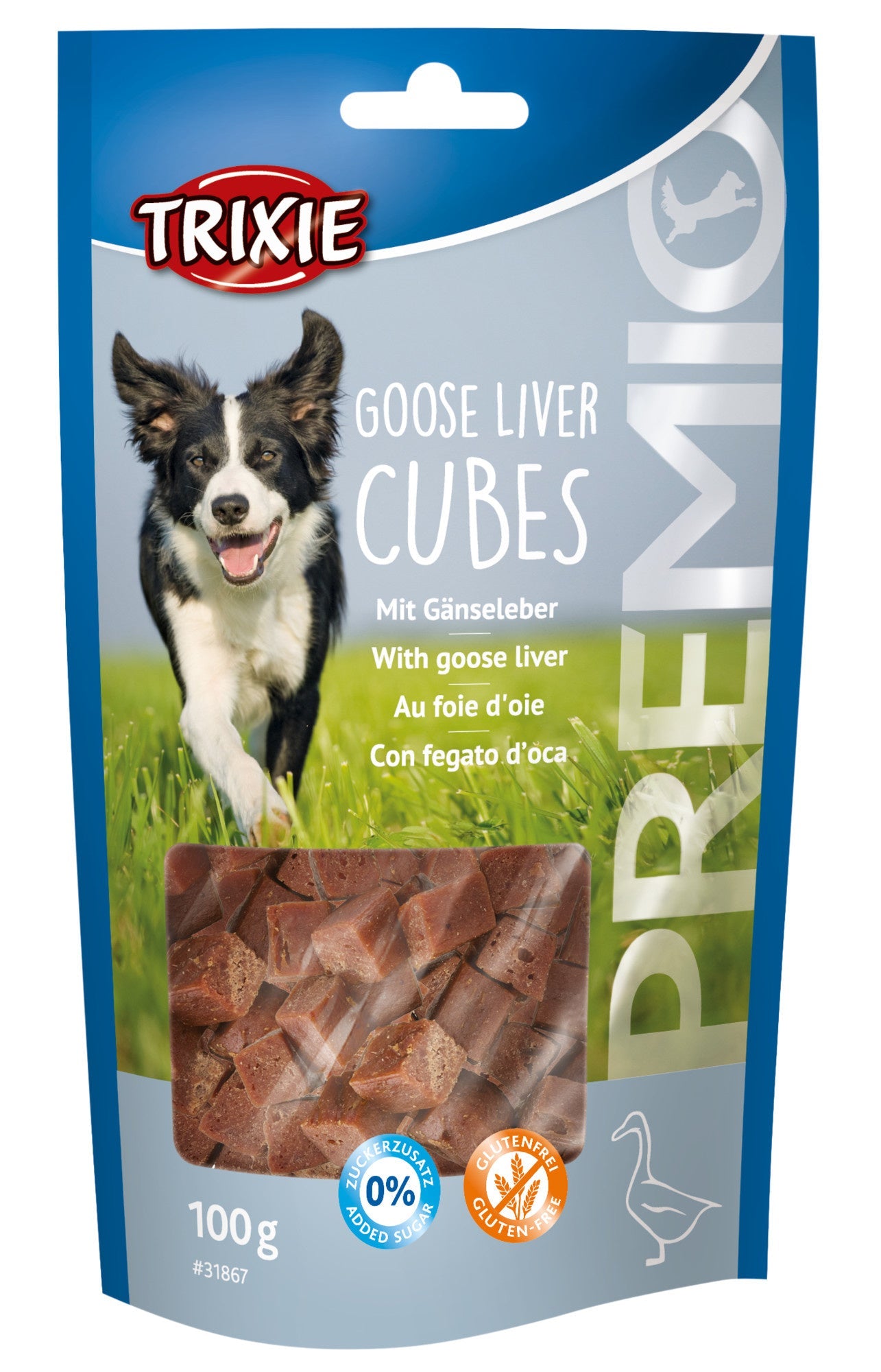 Trixie PREMIO Goose Liver Cubes, 100 g