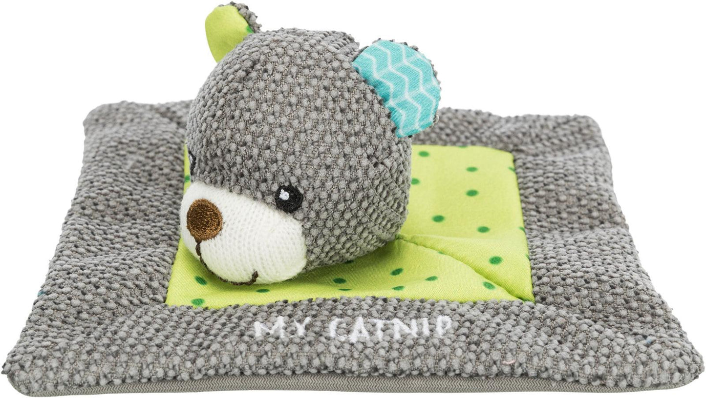 Trixie Junior snuggler bear, fabric, 13 x13 cm.