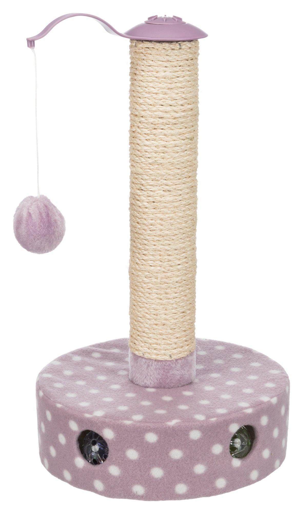 Trixie Junior scratching post, fleece, x· 26 x 47 cm, light lilac.