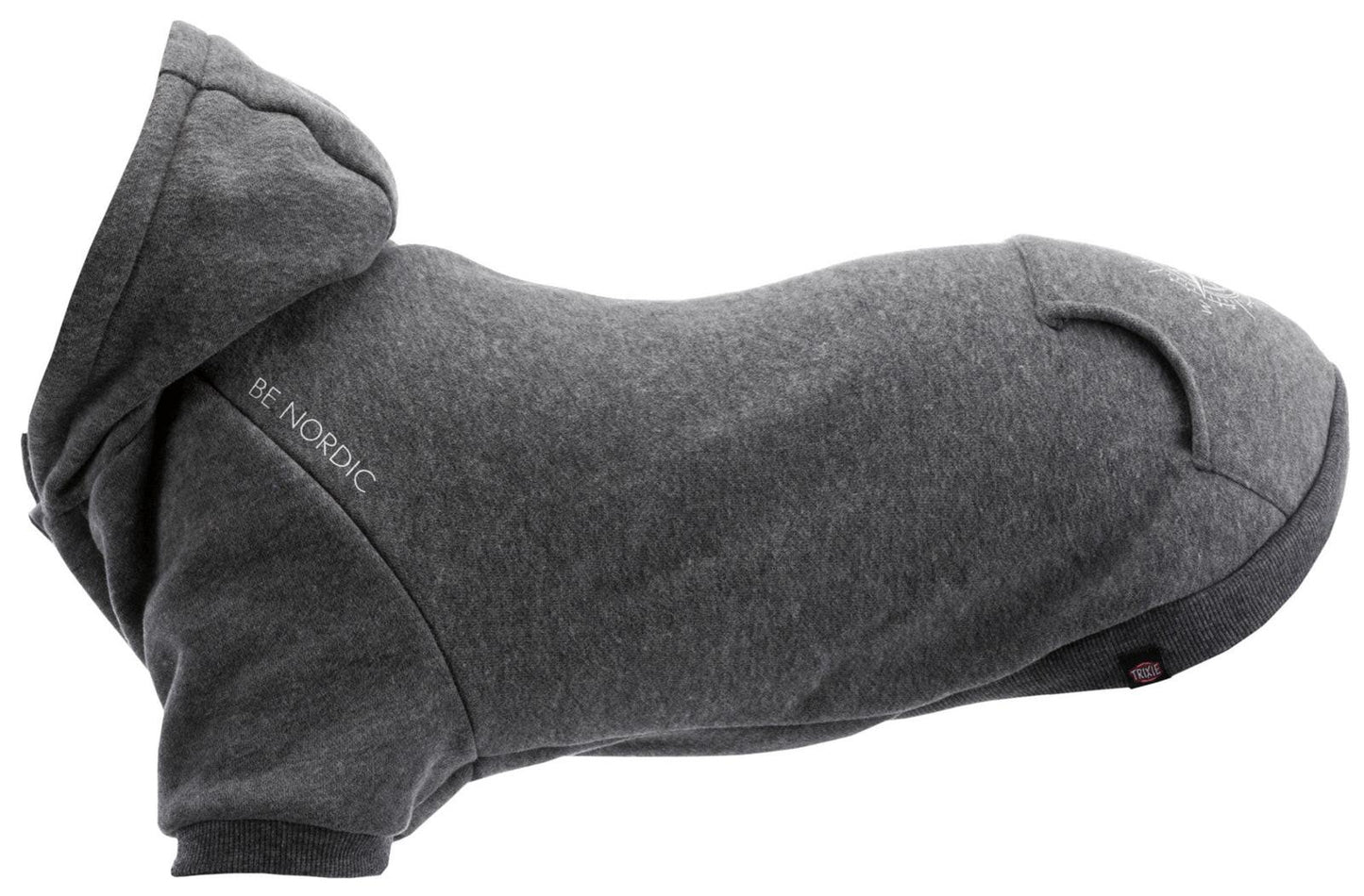 Trixie BE NORDIC Flensburg hoodie, M: 50 cm, grey.