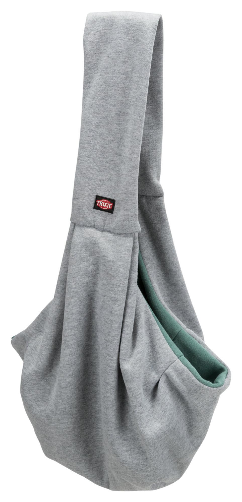 Trixie Junior front carrier, 22 x 20 x 60 cm, light grey/mint.