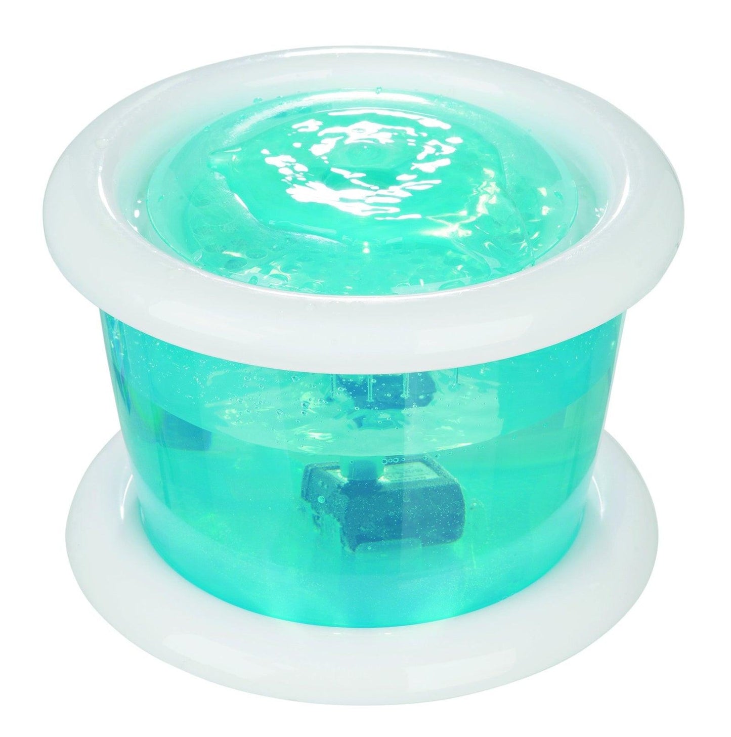 Trixie Bubble Stream water dispenser, 3 l, blue/white.