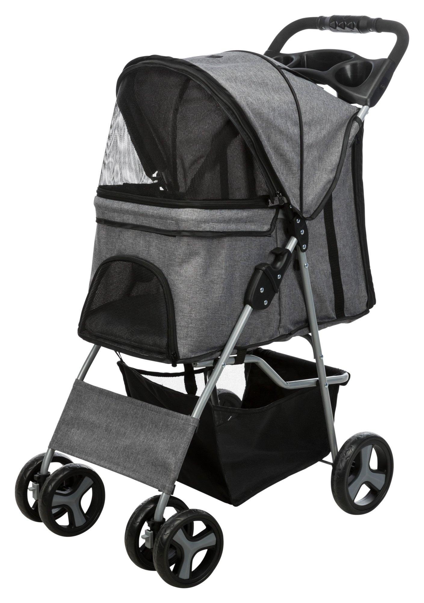 Trixie Buggy, 47 x 100 x 80 cm, 4.9 kg, grey.