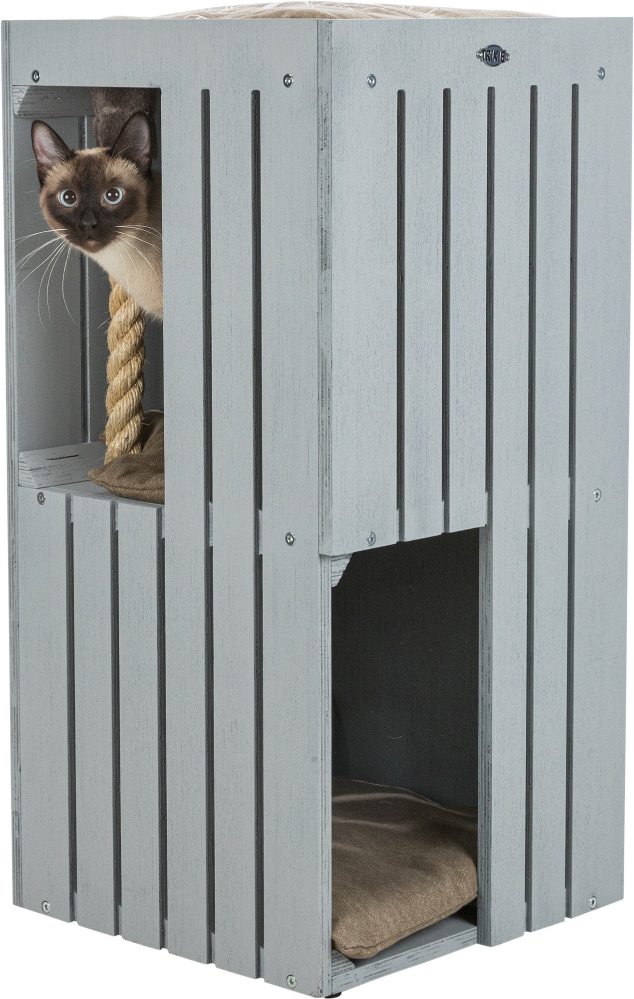 Trixie BE NORDIC Juna cat tower, 77 cm, grey