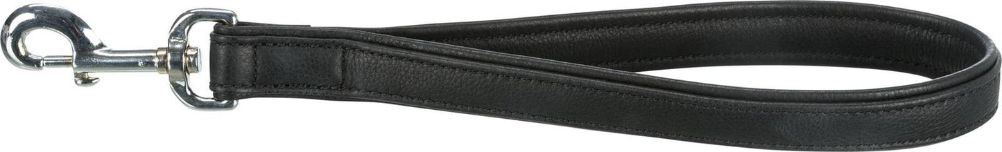 Trixie Active Comfort short leash, M-L: 35 cm/25 mm, black.