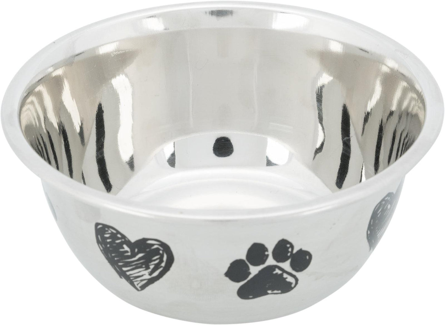 Trixie Bowl, stainless steel, 0.5 l/ 13 cm.