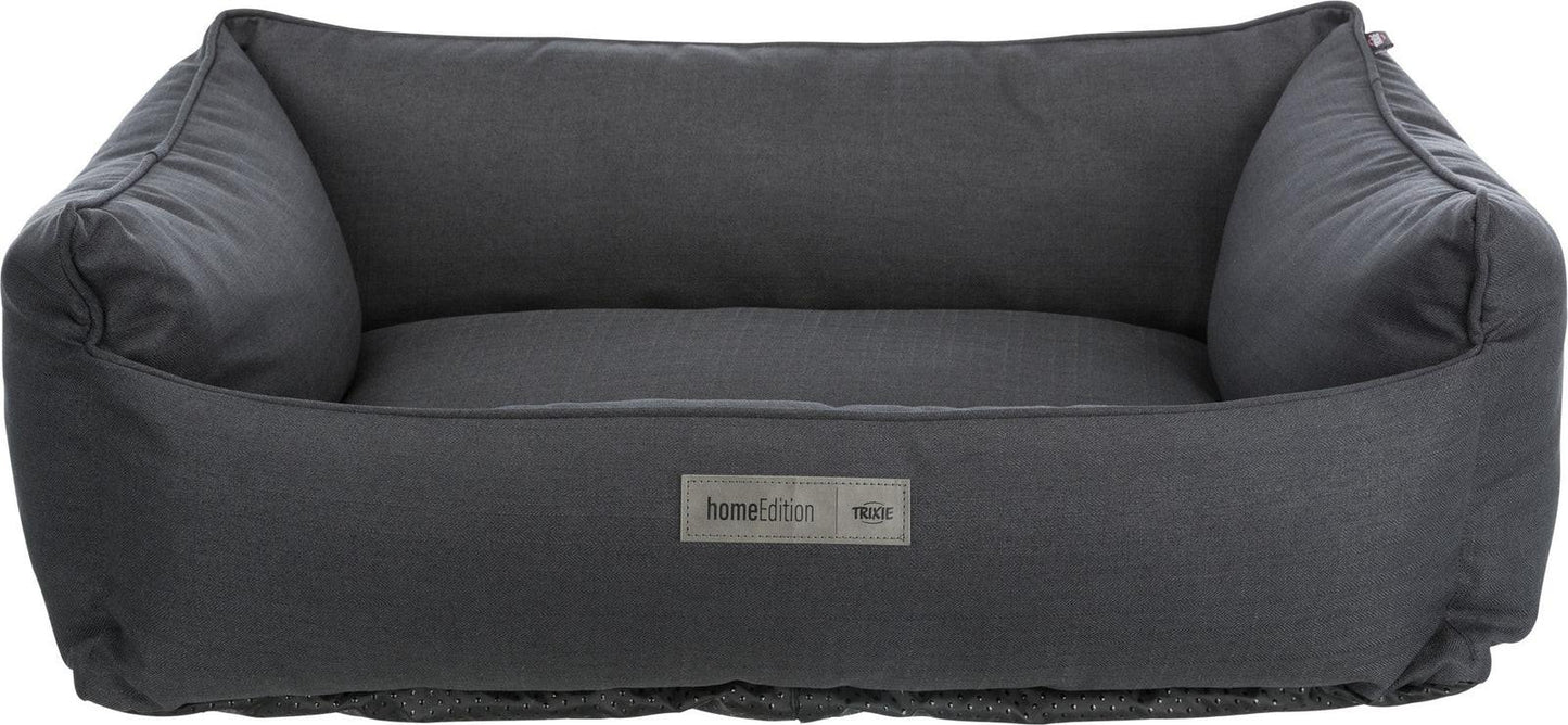 Trixie Farello bed, square, 80 x 60 cm, black.