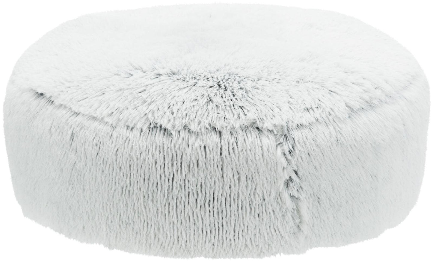 Trixie Harvey cushion, round, 80 cm, white-black.
