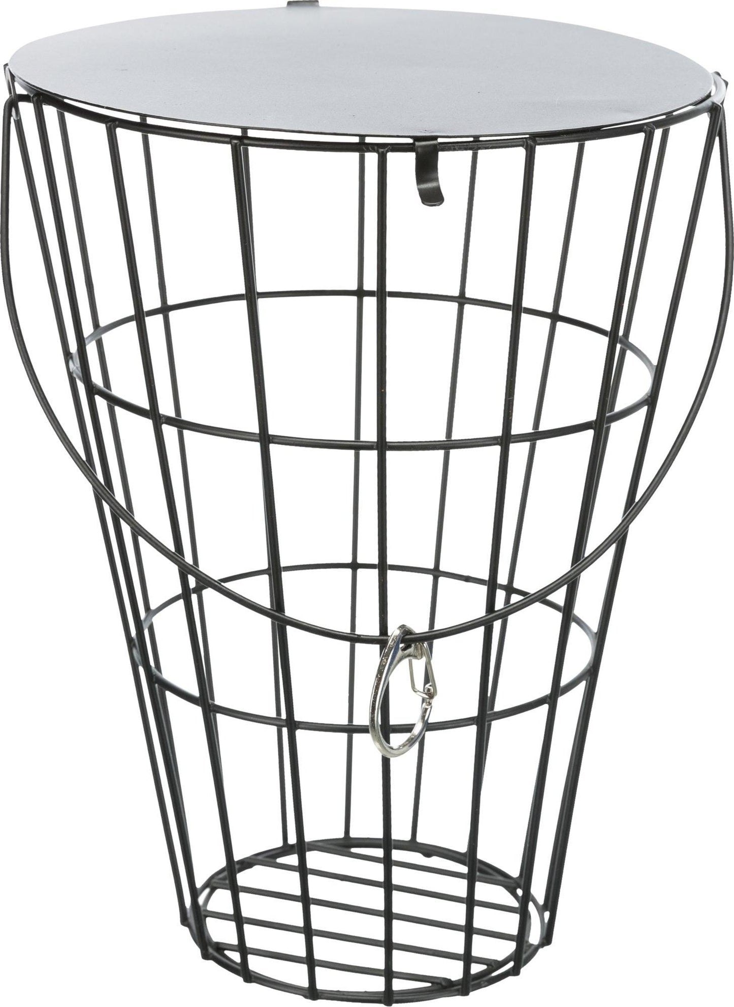 Trixie Hay manger, hanging, with lid, metal, 21 cm.