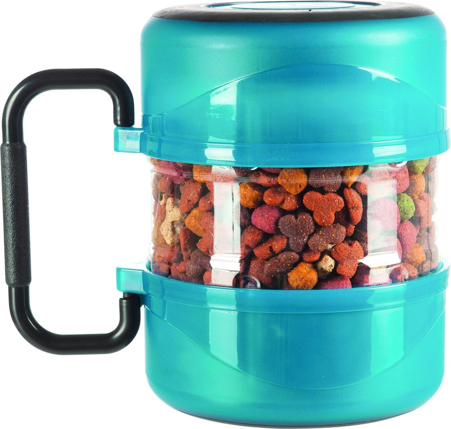 Trixie Travel set, plastic, 2 l/2 x 0.75 l, blue.