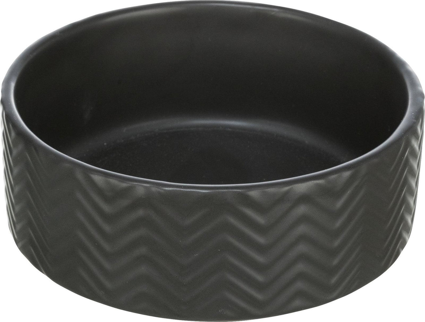 Trixie Bowl ceramic, 1.6 l/diam. 20 cm, matt black.