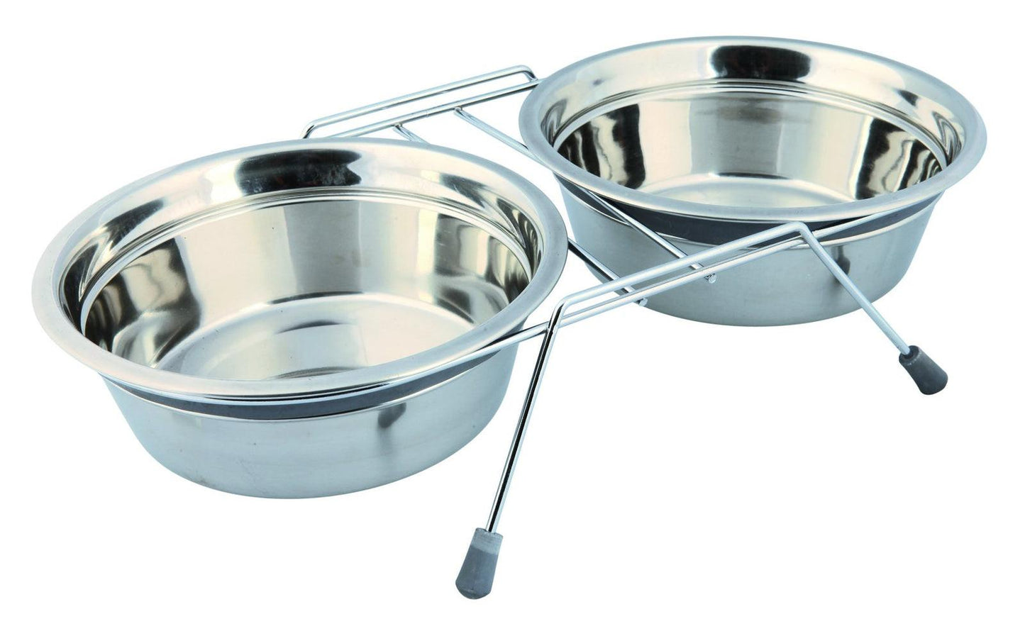 Trixie Eat on Feet bowl set, anti-rattle, 2 x 1.5 l/diam. 21 cm.