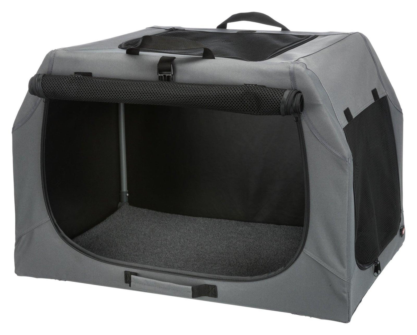 Trixie Easy Soft Kennel, S-M: 71-49, 51 cm, grey.