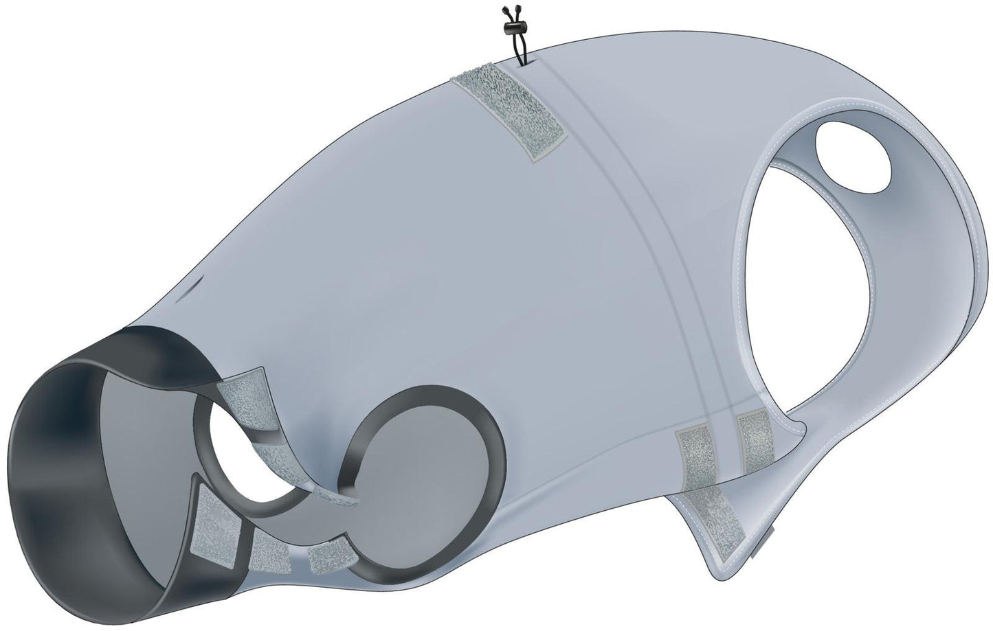 Trixie Protective body, XL: 70 cm, grey.