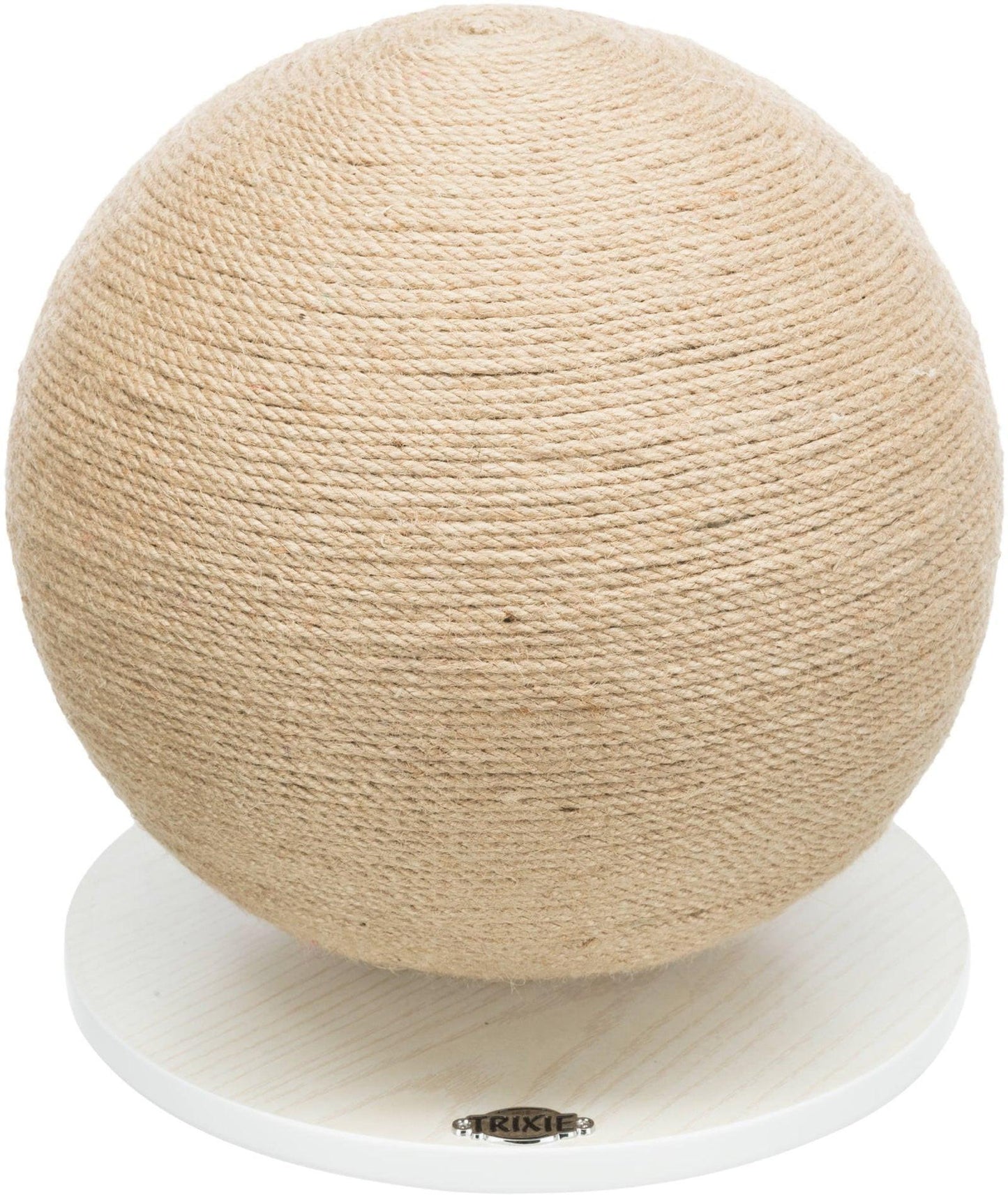 Trixie Scratching ball on a plate, jute/wood, x· 29 x 31 cm.