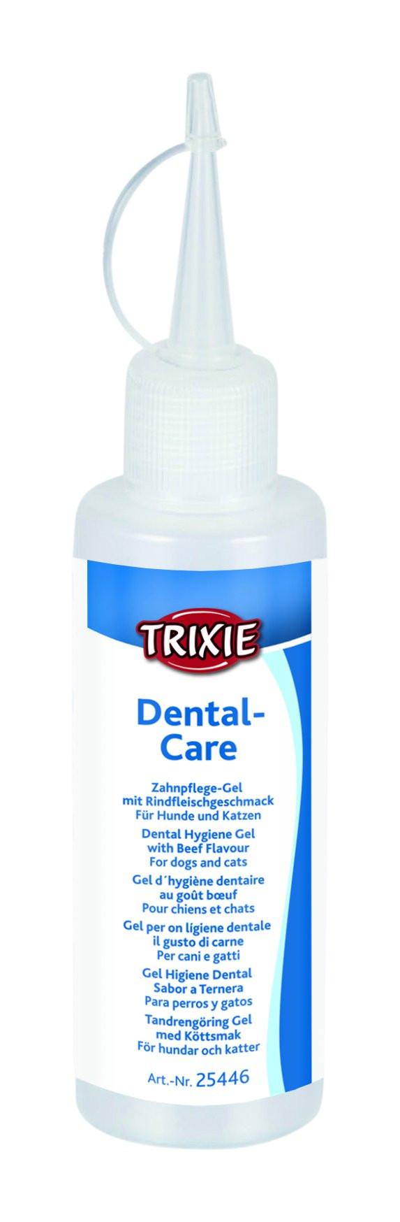 Trixie Dental hygiene gel with beef flavour, dog/cat, 100 g.