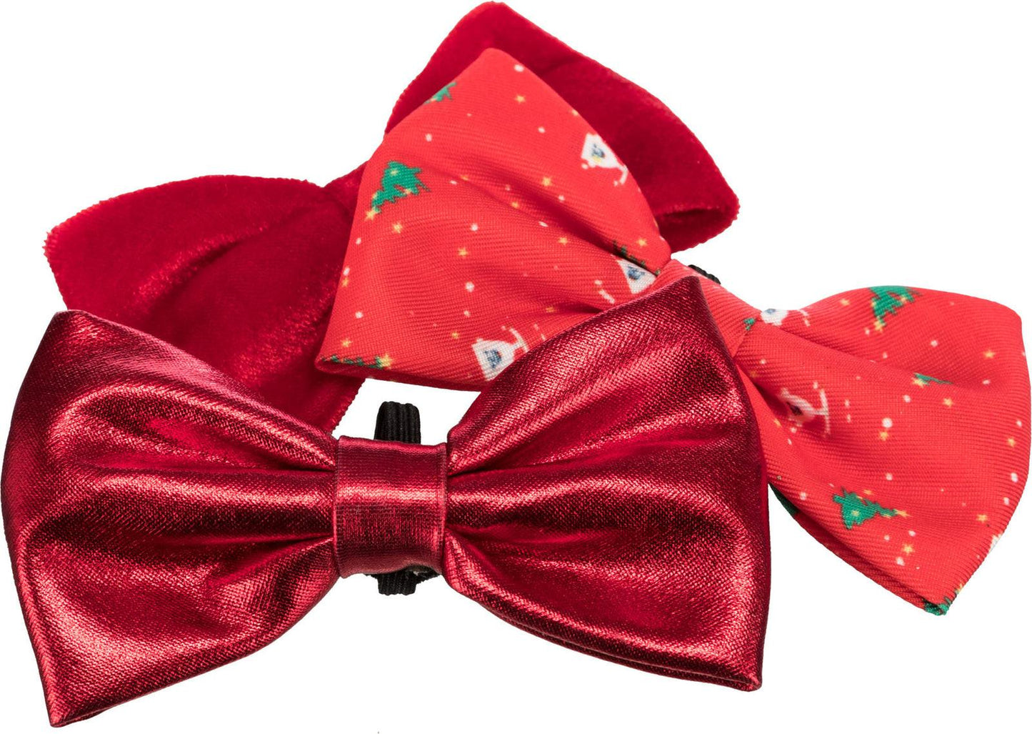 Trixie Xmas suit bow tie, 10 cm, sorted.