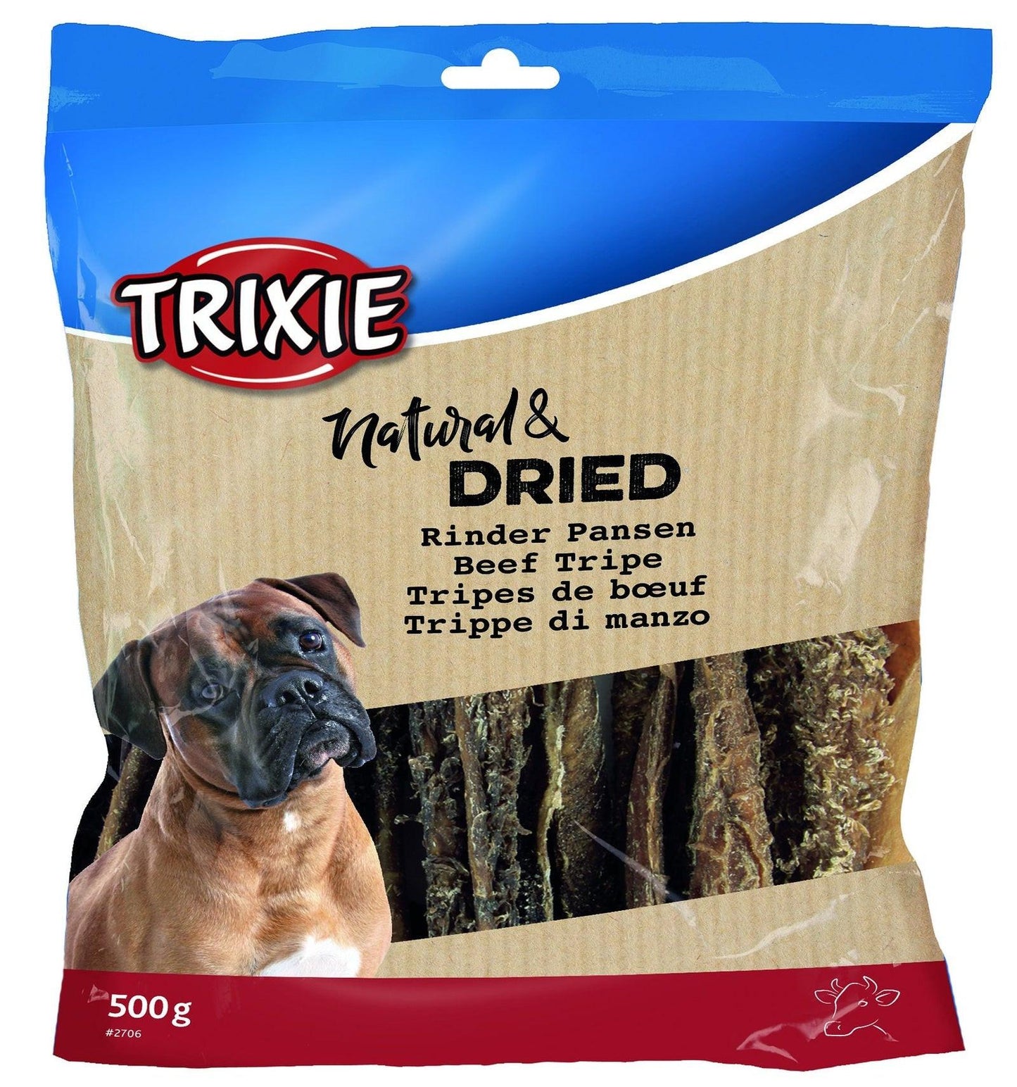 Trixie Beef tripe, dried, 500 g.