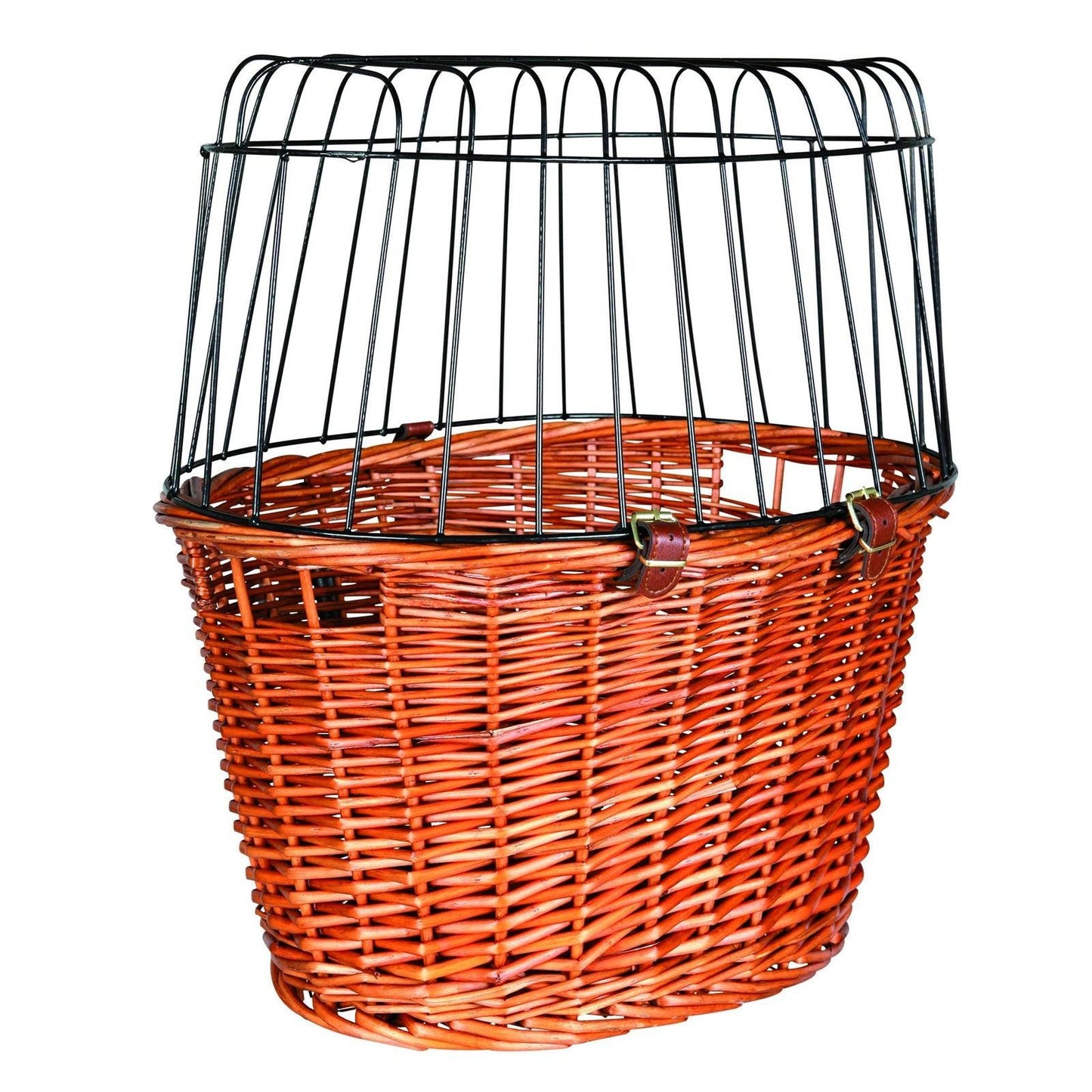 Trixie Bicycle basket with lattice, 44 x 48 x 33 cm, tan.